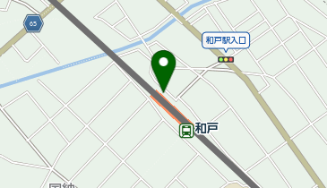 セブン銀行 東武鉄道 伊勢崎線 和戸駅 共同出張所の地図画像