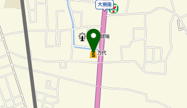 セブン銀行 万代 柏原大県店 共同出張所の地図画像