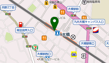 セブン銀行 レイリア大橋 共同出張所の地図画像