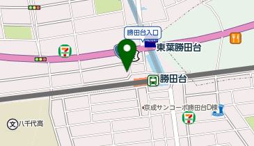 セブンイレブン 勝田台駅北口店の地図画像