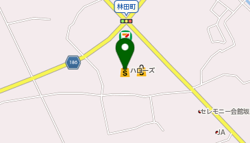 セブン銀行 ハローズ坂出林田店 共同出張所の地図画像