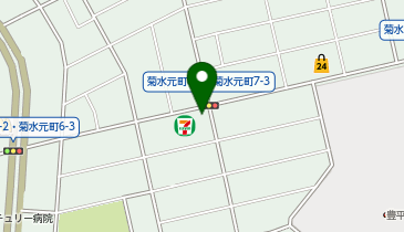セブンイレブン 札幌米里中央通店の地図画像