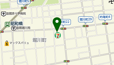 セブンイレブン 函館堀川町店の地図画像
