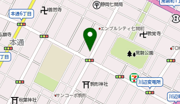 セブン銀行 KITE-GO駒形店 共同出張所の地図画像