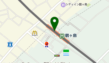 セブン銀行 東武鉄道 東上線 鶴ケ島駅 共同出張所の地図画像