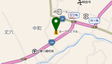 セブン銀行 ヨークベニマル 三春店 共同出張所の地図画像