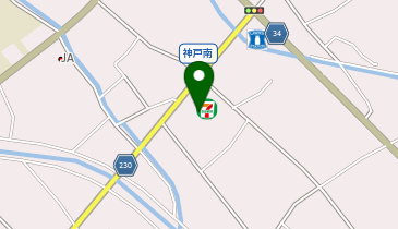 セブンイレブン 吉田神戸店の地図画像