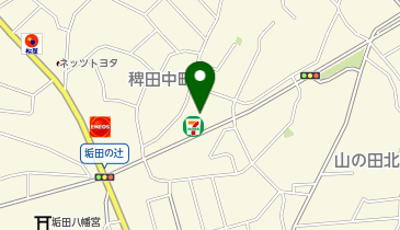 セブンイレブン 下関稗田町店の地図画像