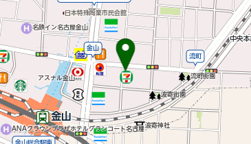 セブンイレブン 名古屋金山4丁目店の地図画像