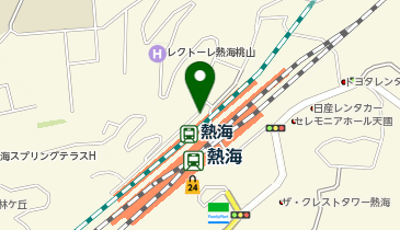 セブン銀行 ラスカ熱海 共同出張所の地図画像