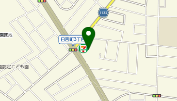セブンイレブン 函館日吉町3丁目店の地図画像
