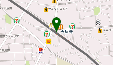 セブン銀行 東武鉄道 伊勢崎線 五反野駅 共同出張所の地図画像