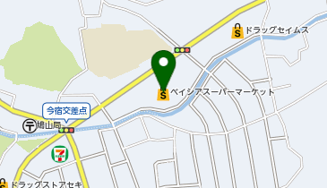 セブン銀行 ベイシアスーパーマーケット鳩山店 共同出張所の地図画像