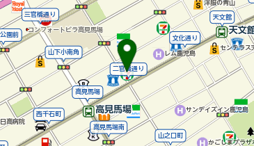 セブンイレブン 鹿児島二官橋通り店の地図画像