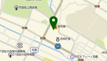 セブン銀行 沖縄銀行 名護支店 共同出張所の地図画像