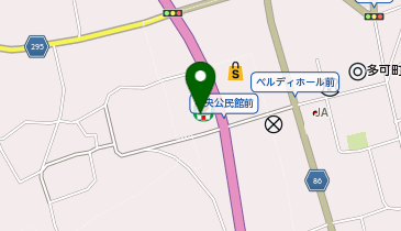 セブンイレブン 多可町中央公民館前店の地図画像