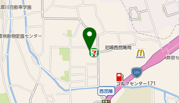 セブンイレブン 尼崎西昆陽2丁目店の地図画像