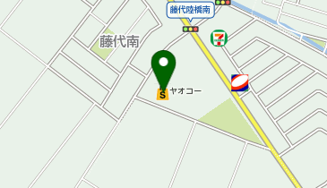 セブン銀行 ヤオコー 藤代店 共同出張所の地図画像