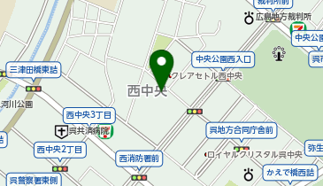 セブン銀行 フレスタ呉中央店 共同出張所の地図画像