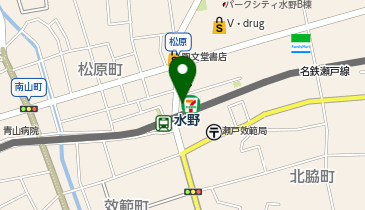 セブンイレブン 瀬戸水野駅前店の地図画像