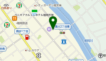 セブンイレブン 福岡清川2丁目店の地図画像