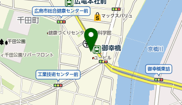 セブンイレブン 広島御幸橋店の地図画像