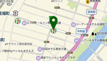 セブンイレブン 熊本銀座通り店の地図画像