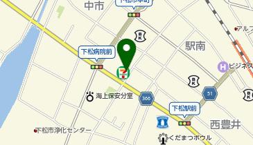 セブンイレブン 下松病院前店の地図画像