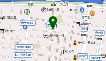 セブンイレブン 名古屋大須3丁目店の地図画像