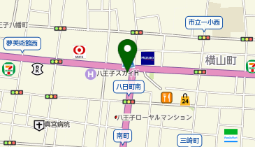 セブンイレブン 八王子八日町店の地図画像