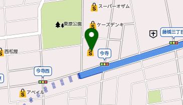 セブン銀行 ヤオコー 青梅今寺店 共同出張所の地図画像
