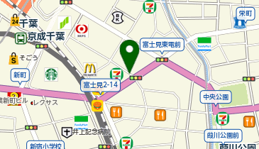 セブンイレブン 千葉富士見中央店の地図画像