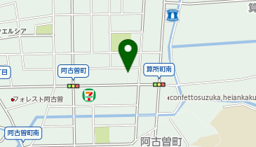 セブンイレブン 鈴鹿阿古曽町店の地図画像