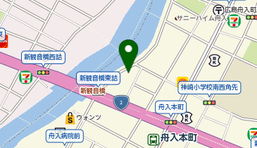 セブンイレブン 広島舟入中町西店の地図画像