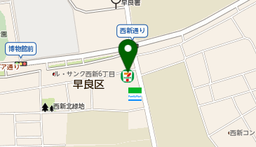 セブンイレブン 福岡サザエさん通り店の地図画像