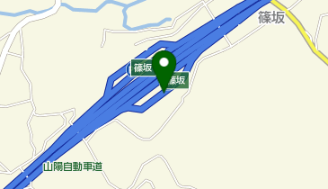 セブンイレブン 山陽道篠坂PA下り店の地図画像