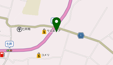 セブンイレブン 益子大沢店の地図画像