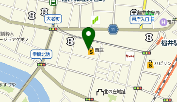 セブン銀行 西武福井店 共同出張所の地図画像