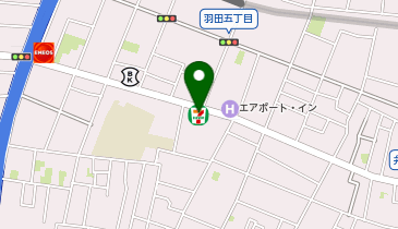 セブンイレブン 大田区羽田店の地図画像