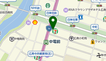 セブンイレブン 広島小町店の地図画像