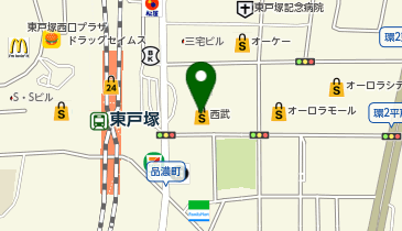 セブン銀行 西武東戸塚店 共同出張所の地図画像