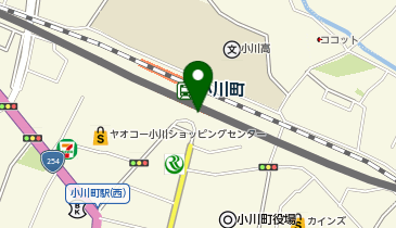 セブン銀行 東武鉄道 東上線 小川町駅 共同出張所の地図画像