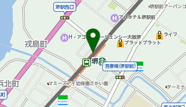 セブンイレブン 南海堺プラットプラット店の地図画像