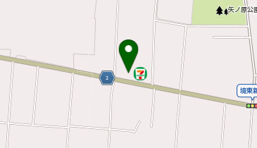 セブンイレブン 伊勢崎境東新井店の地図画像