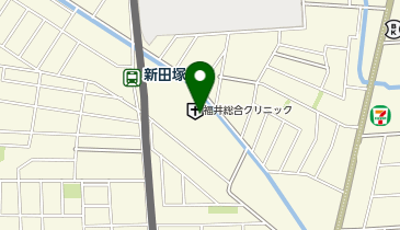 セブン銀行 福井総合クリニック 共同出張所の地図画像