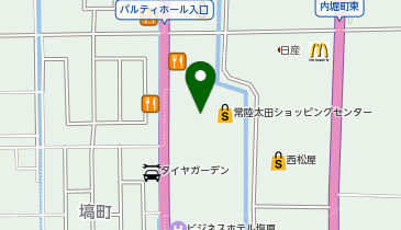 セブン銀行 ヨークベニマル 常陸太田店 共同出張所の地図画像