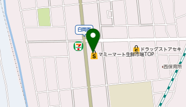 セブン銀行 生鮮市場TOP 白岡西店 共同出張所の地図画像