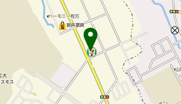 セブンイレブン 枚方長尾家具町2丁目店の地図画像