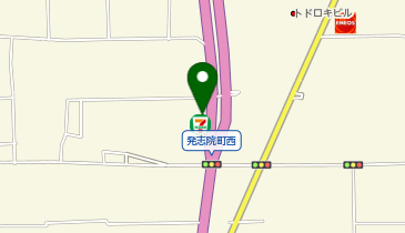 セブンイレブン 大和郡山発志院町店の地図画像