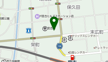 セブンイレブン 宮古栄町店の地図画像